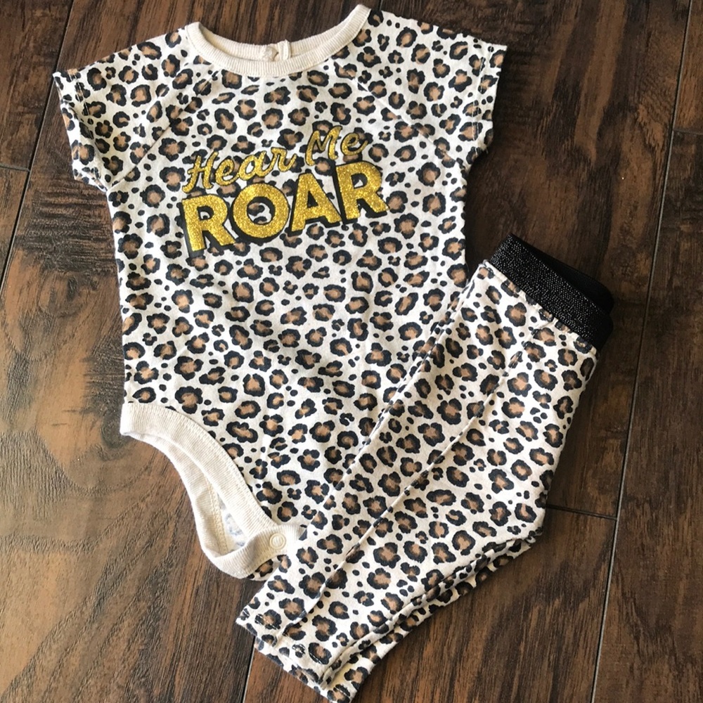 Garanimals cheetah print outfit